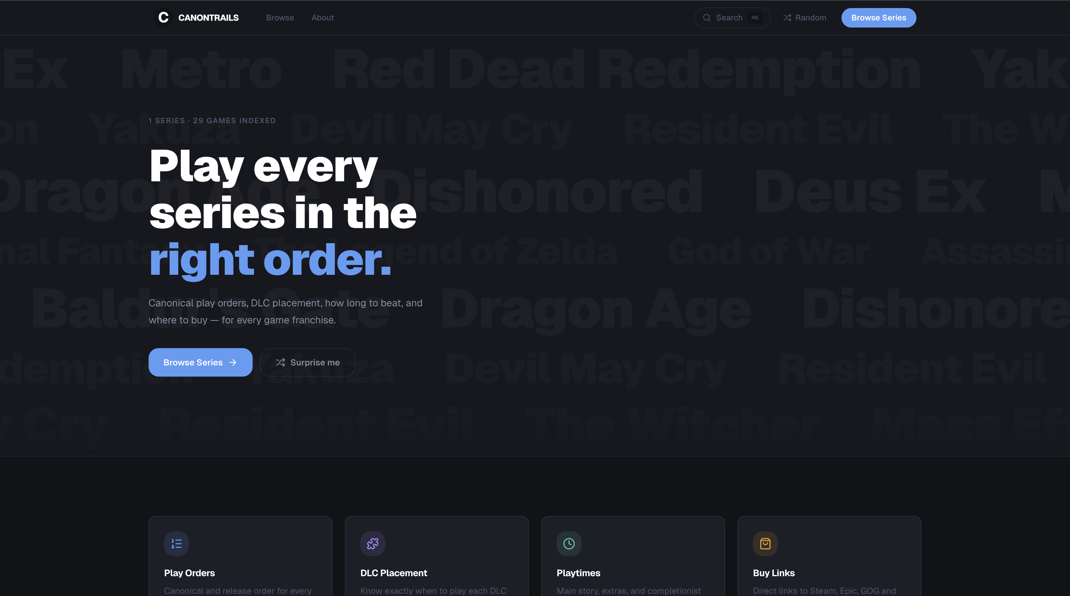 CanonTrails screenshot